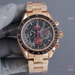 Replica Omega Speedmaster Racing watch Rose Gold Chronograph